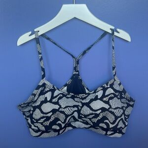 Lululemon Black and White Sport Bra Size 12